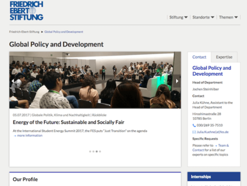 Global Policy and Development